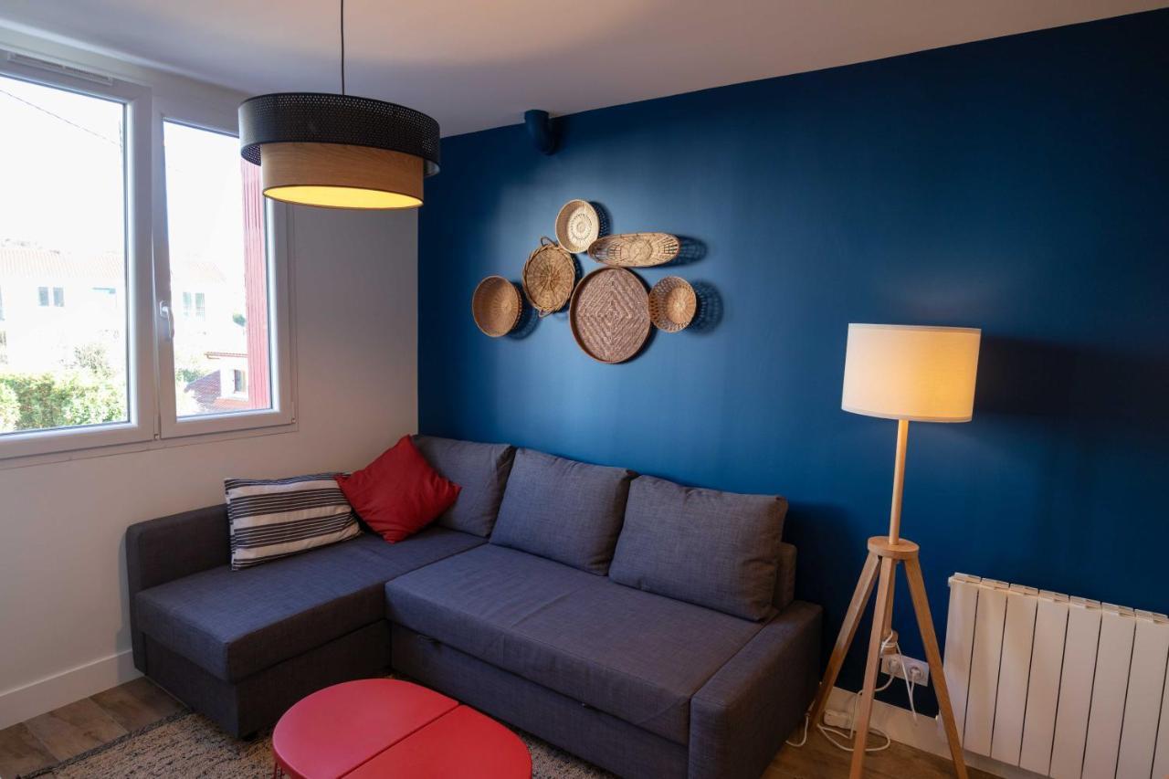 Goxoa - Appartement Au Calme, Centre Ville, Parking - Wifi Андай Экстерьер фото