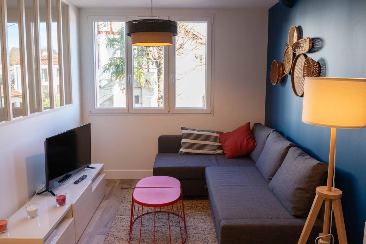 Goxoa - Appartement Au Calme, Centre Ville, Parking - Wifi Андай Экстерьер фото