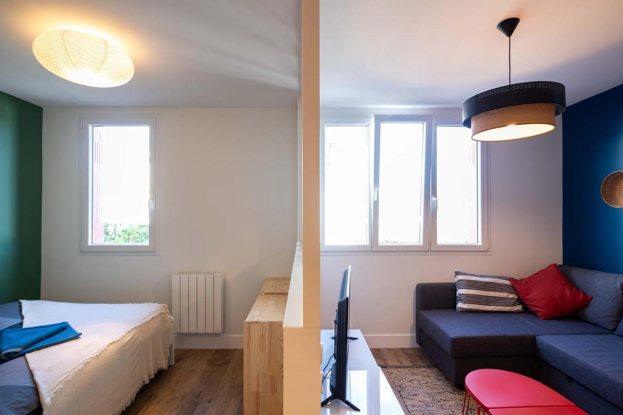 Goxoa - Appartement Au Calme, Centre Ville, Parking - Wifi Андай Экстерьер фото